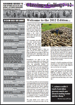 Classing Cullings Newsletter 2012